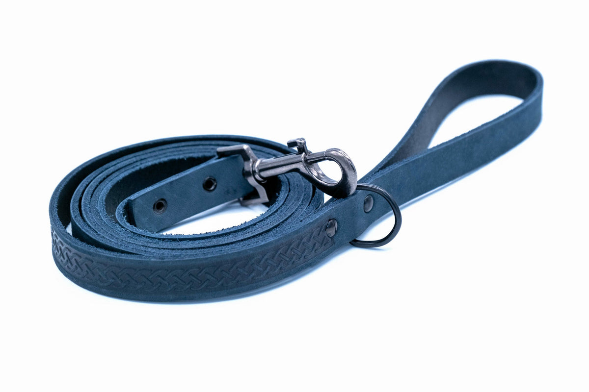 Leather Collar & Leash Set